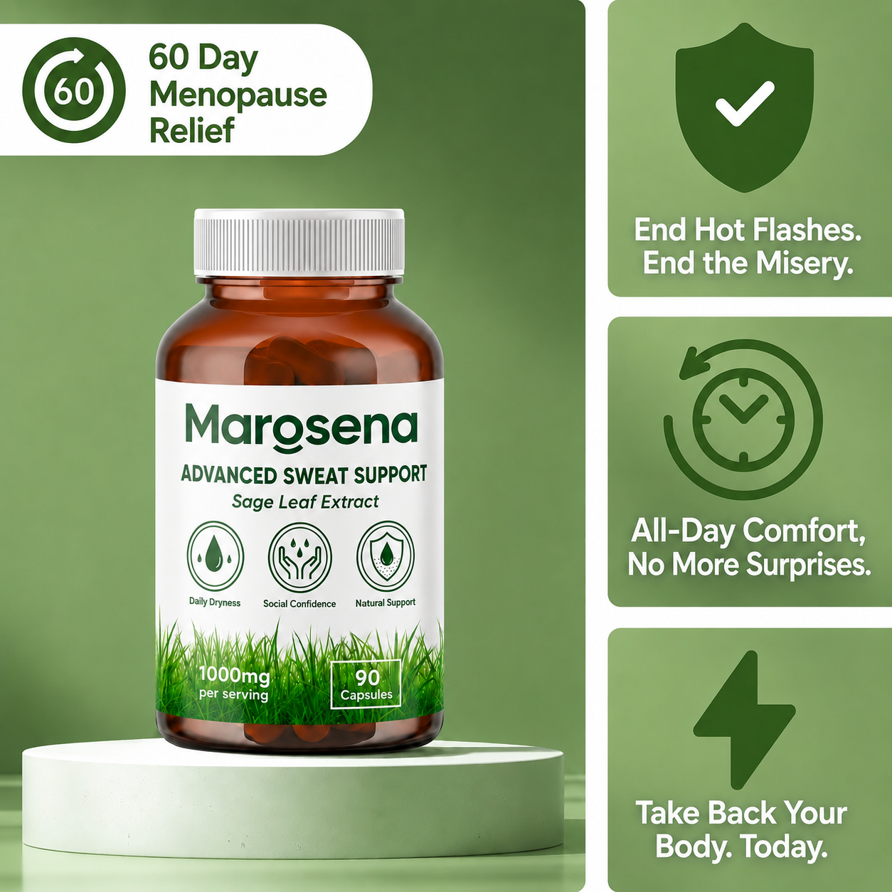 Sage Leaf Extract – Stop Menopausal Hot Flashes Naturally